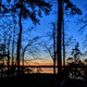Nightfall from campsite in GA